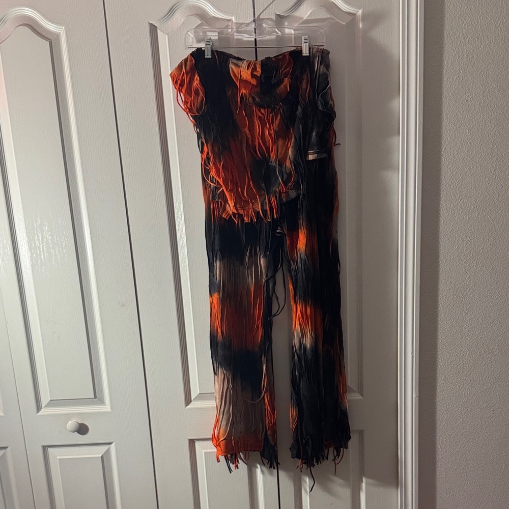 Vibrant Fringe Pants